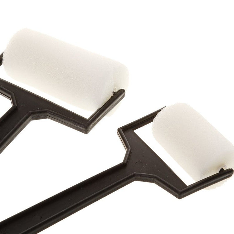 Set 4 trafalet burete, lat, maner plastic, pentru pictura, 2 cm, 2.5 cm, 4 cm, 6 cm, Atelier - Pictorul Fericit