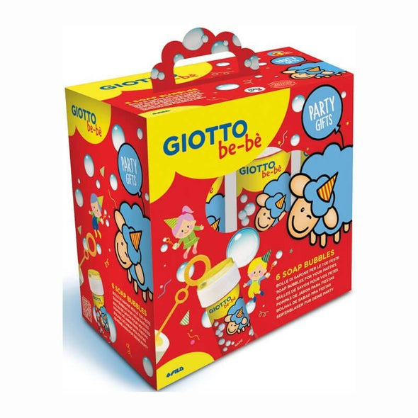 Set 6 tuburi baloane săpun, netoxice, testate dermatologic, 60 ml, Giotto Be-be - Pictorul Fericit