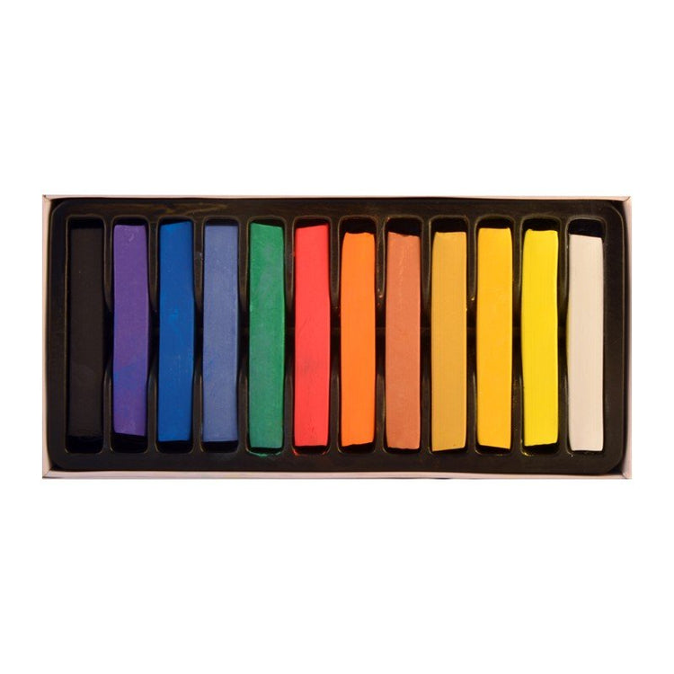 Set pastel cretat premium pentru desen, moale, pigment intens, 12 bucăți, Phoenix - Pictorul Fericit
