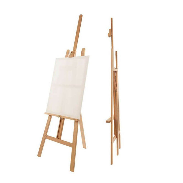 Șevalet liră din lemn de fag, Basic Mabef, înălțime reglabilă, certificat FSC - Pictorul Fericit