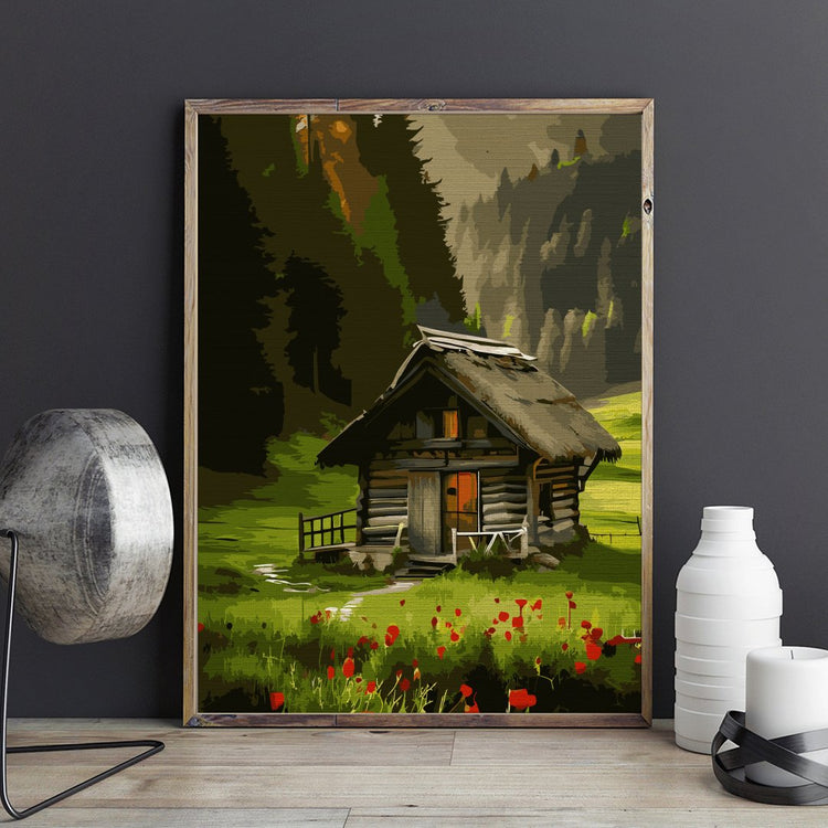 Small cabin - Pictură pe numere - Pictorul Fericit