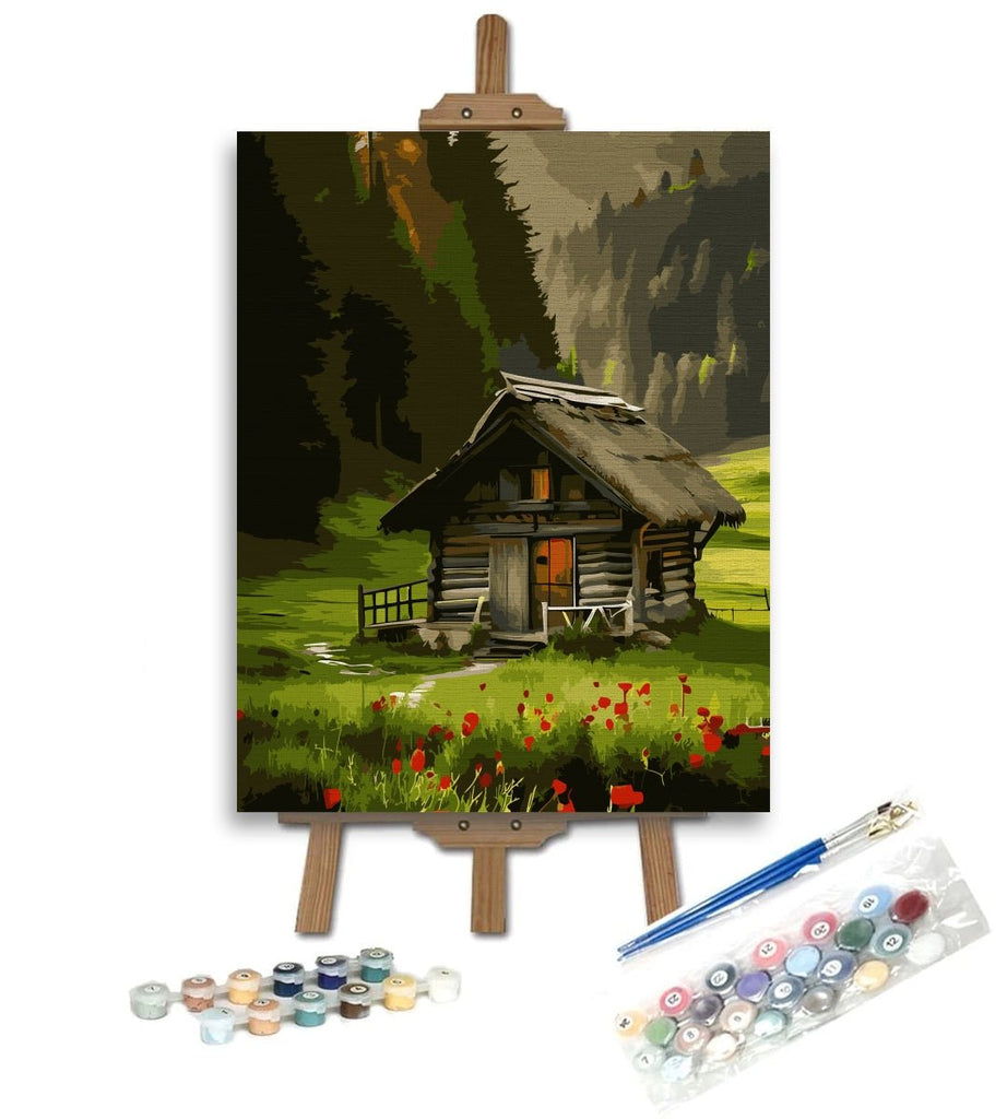 Small cabin - Pictură pe numere - Pictorul Fericit