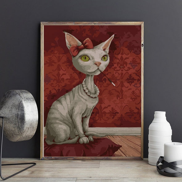 Sphynx Cat - Pictură pe numere - Pictorul Fericit