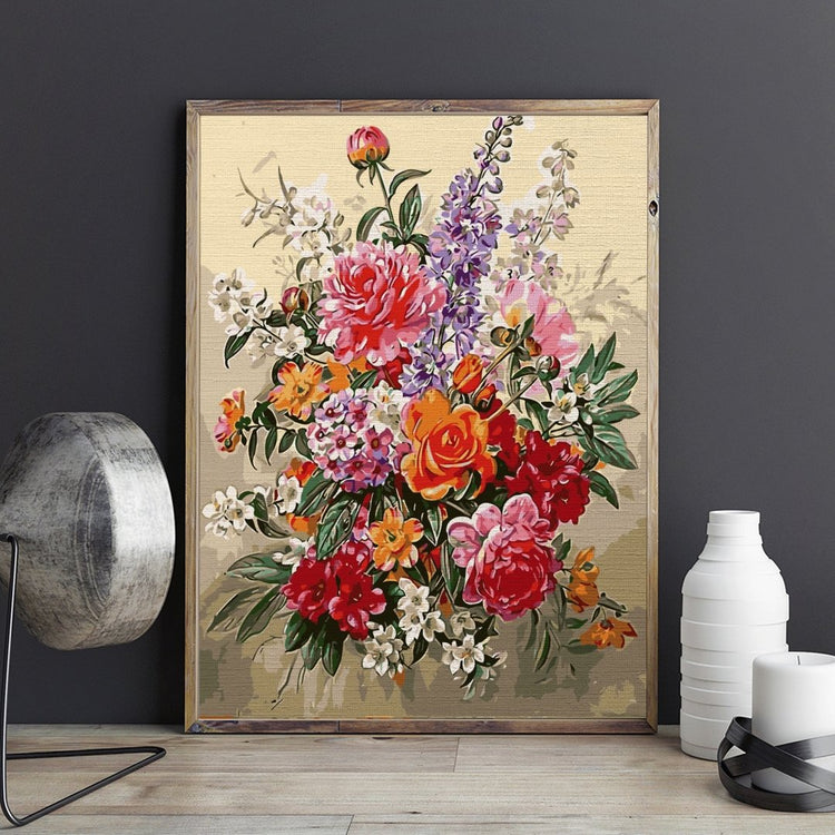 Spring Bouquet - Pictură pe numere - Pictorul Fericit