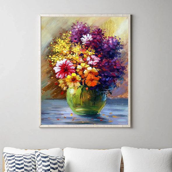 Spring Flowers - Pictură pe numere - Pictorul Fericit