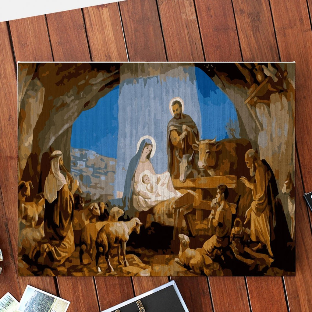 Story of holy birth - Pictură pe numere - Pictorul Fericit