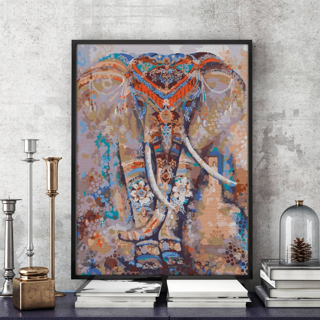 Strong Elephant - Pictură pe numere - Pictorul Fericit