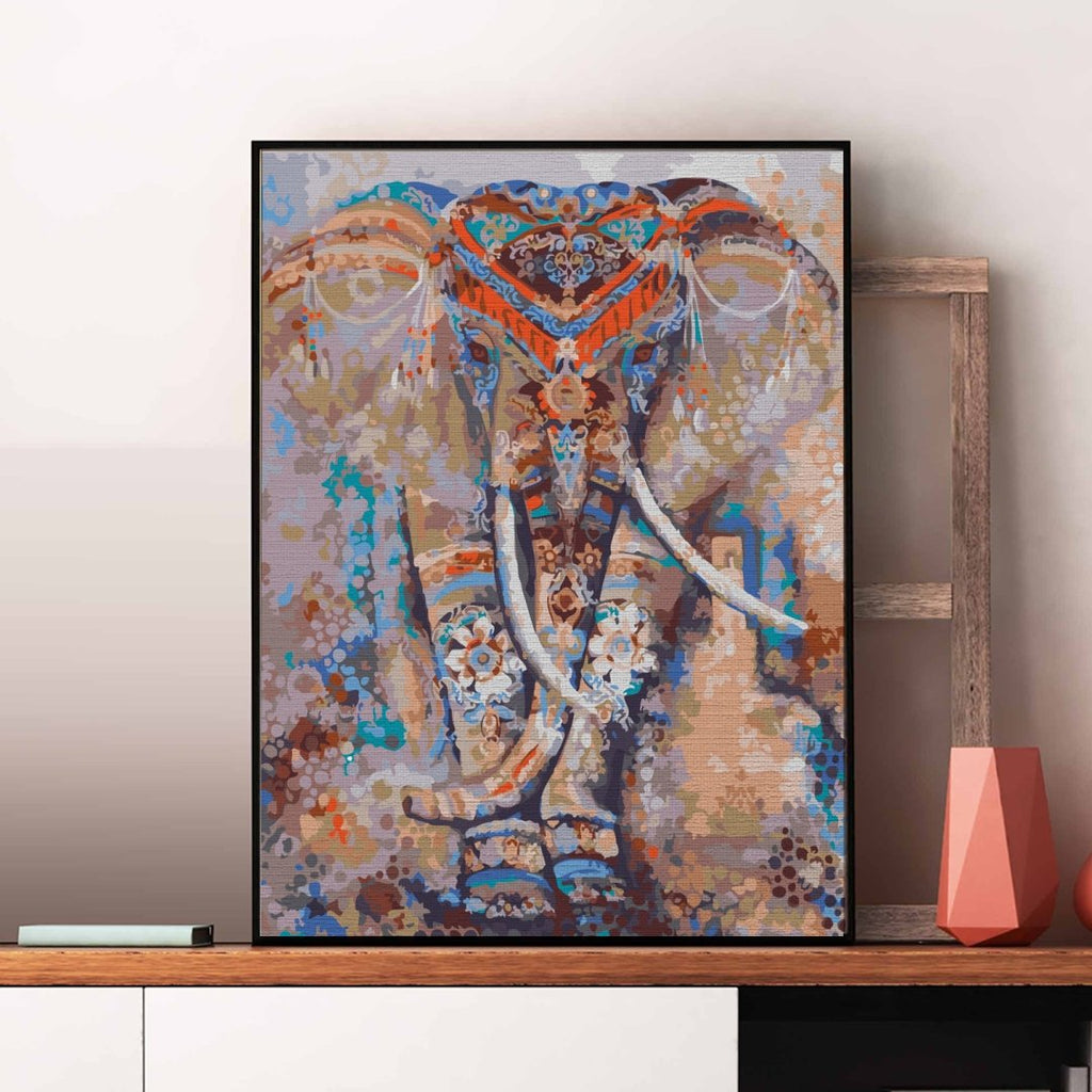 Strong Elephant - Pictură pe numere - Pictorul Fericit