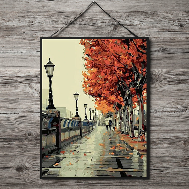 Sublime Rouge Leaves - Pictură pe numere - Pictorul Fericit