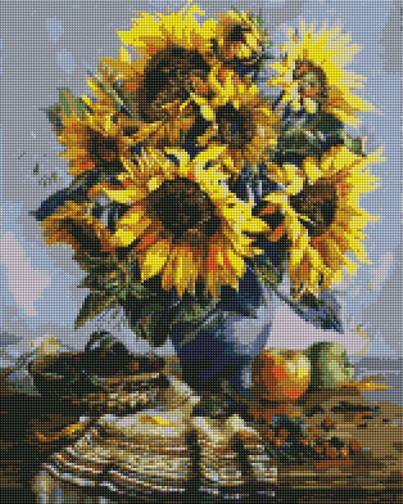 Sunflower Sunshine - Goblen cu diamante - Pictorul Fericit