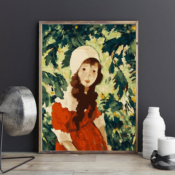 Sweet girl (Fata pădurarului) - Pictură pe numere - Pictorul Fericit