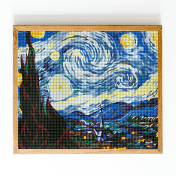 The night - Goblen cu diamante - Pictorul Fericit