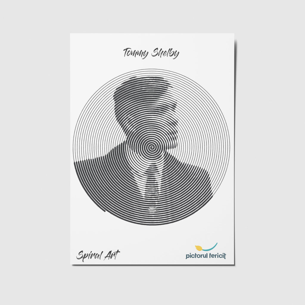 Tommy shelby - spiral art