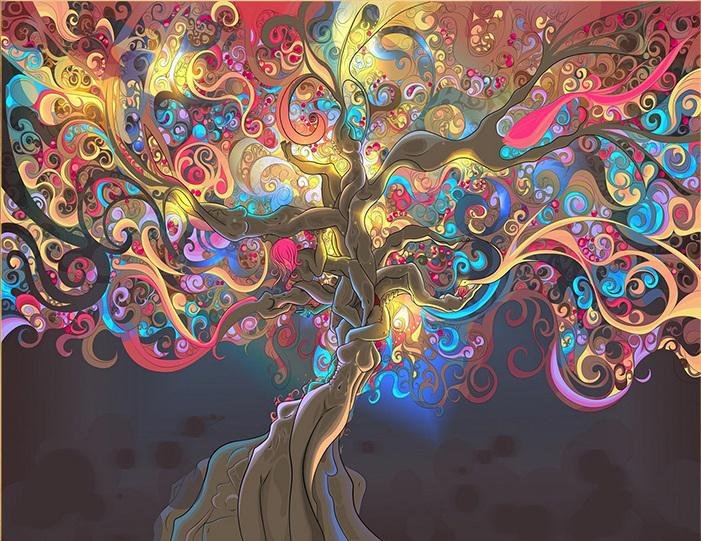 Tree of life - Pictură pe numere - Pictorul Fericit