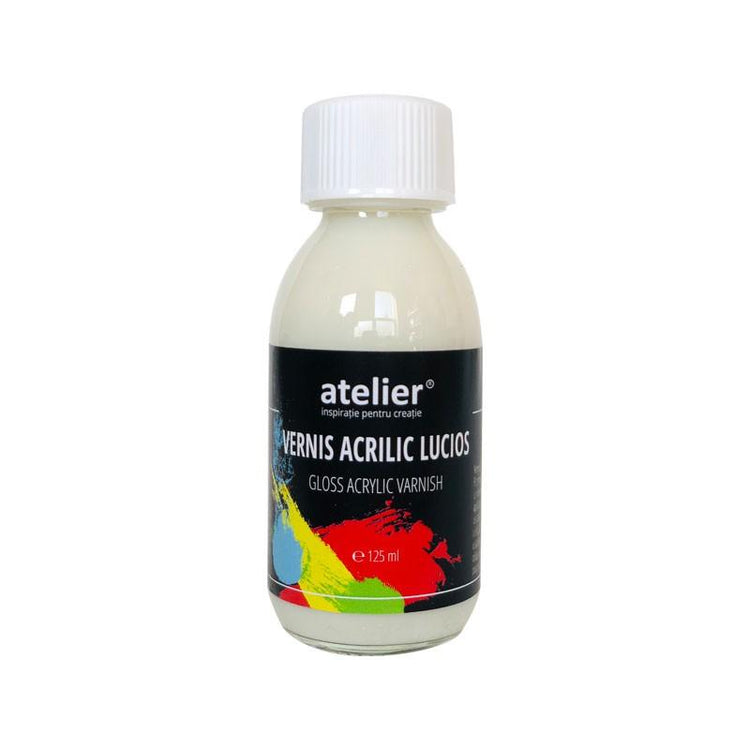 Vernis lucios, acrilic, 125 ml sau 250 ml, Atelier - Pictorul Fericit
