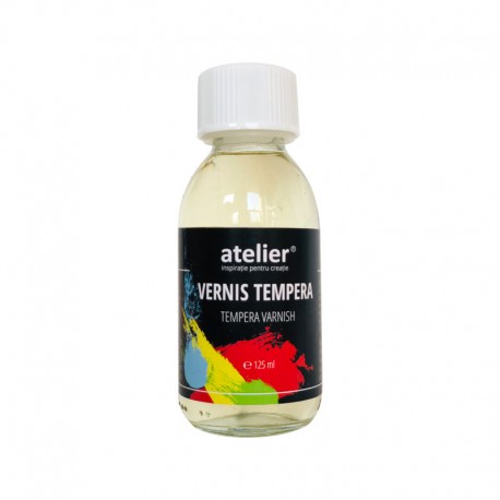 Vernis picturi tempera sau acrilice, lucios, Atelier