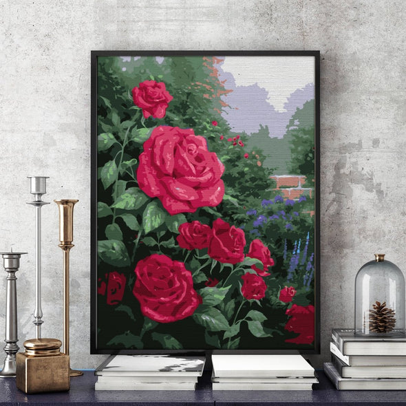 Wild Roses - Pictură pe numere - Pictorul Fericit